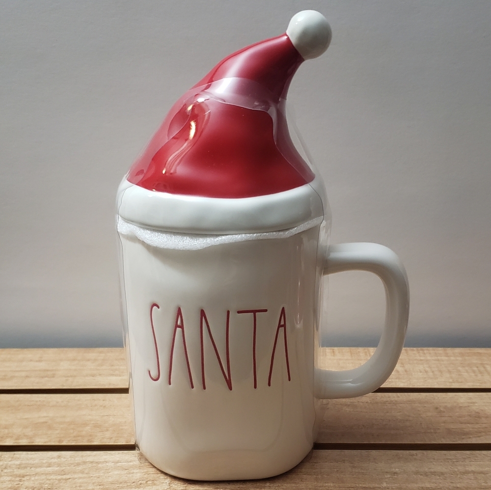 Rae Dunn SANTA topper mug